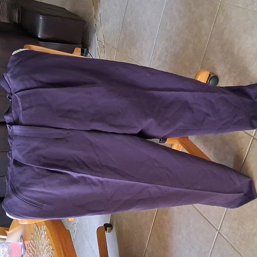 Purple Lined Dress Pants